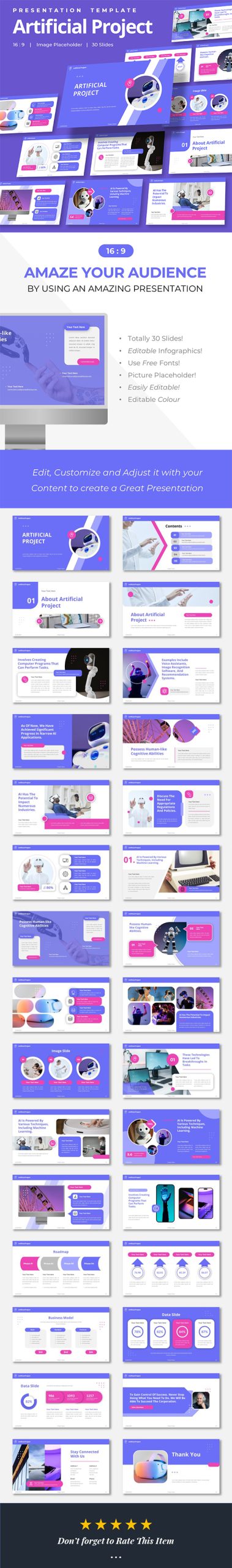 Artificial – Company Enterprise Presentation Keynote Template