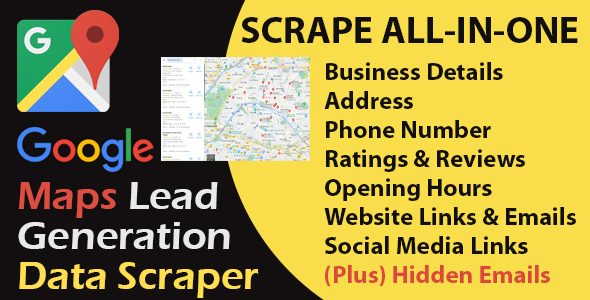 Google Maps Lead Technology Recordsdata Scrapper – Net pages E-mail Scrapper