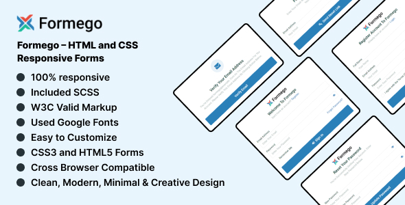 Formego – HTML and CSS Responsive Styles