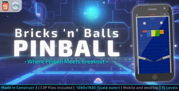 Bricks ‘n’ Balls Pinball – HTML5 Arcade sport