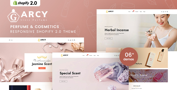 Garcy – Physique spray & Cosmetics Responsive Shopify 2.0 Theme