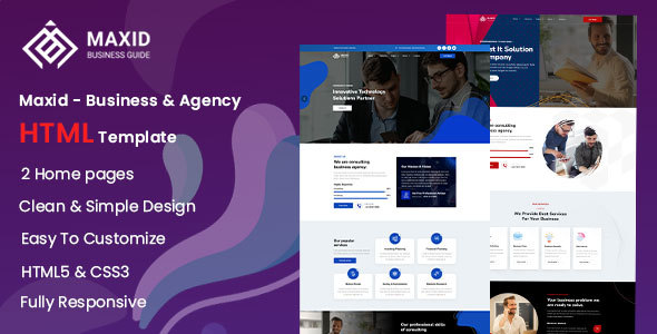 Maxid – Alternate & Agency HTML Template