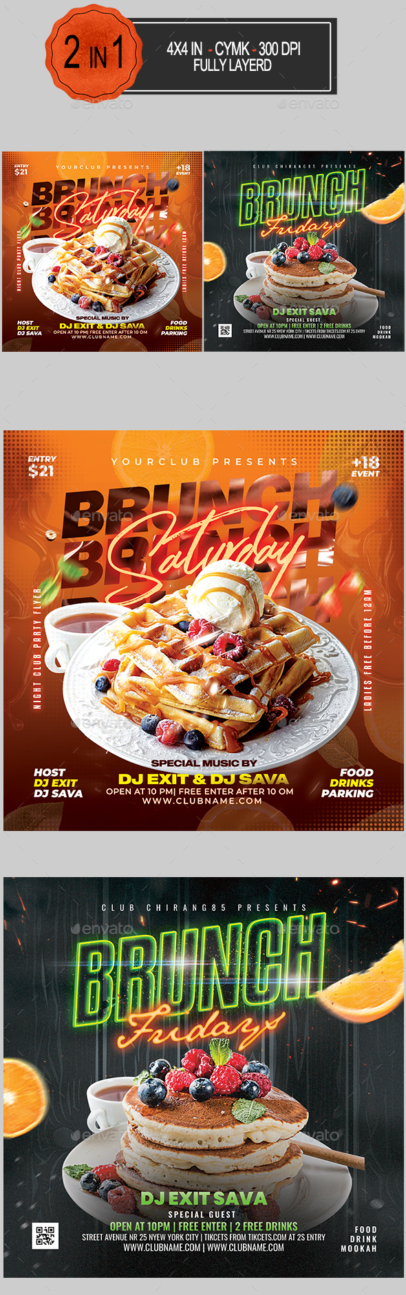 Brunch Flyer Bundle