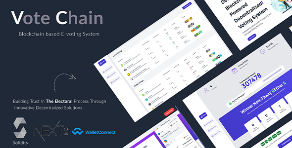 Vote Chain – Multi-Vendors Blockchain Voting Internet App with subsequent js and Solidity