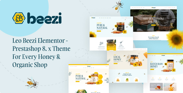 Leo Beezi Elementor – Honey & Organic Store Prestashop Theme