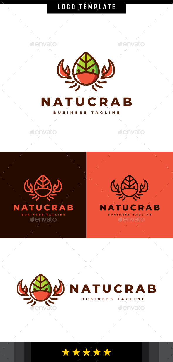 Nature Crab Tag Template