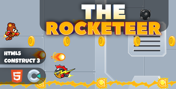 The Rocketeer Produce 3 HTML5 Game