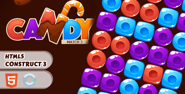 Candy Match3 Originate 3 HTML 5 Sport