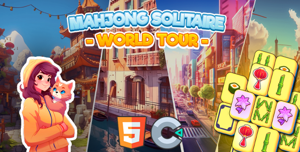 Mahjong Solitaire: World Tour – HTM5 Recreation – Make 3