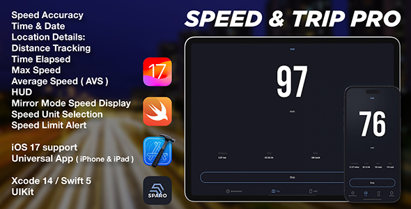 SpeedTrip Pro App for iOS –  Swift Based, Fleshy Source Code