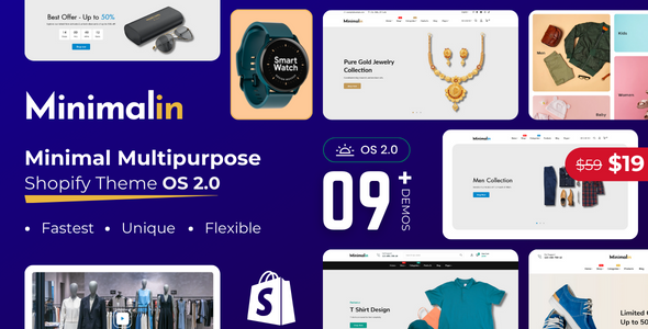 Minimalin – Minimal Multipurpose Shopify Theme OS 2.0