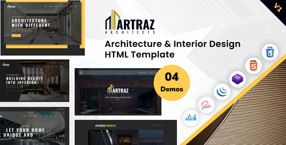 Artraz – Structure & Interior Invent HTML Template