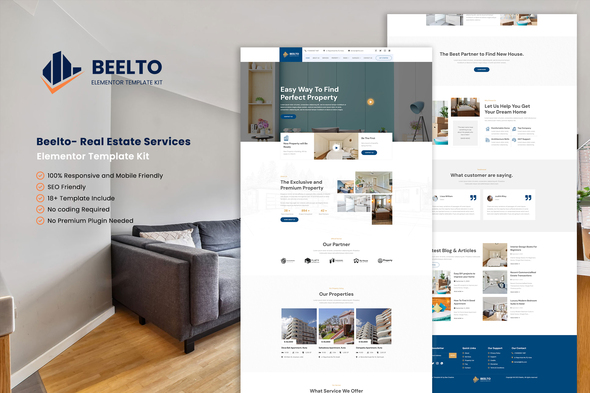 Beelto – Precise Property Services Elementor Template Kit