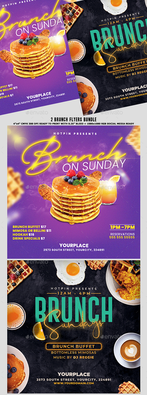 Brunch Flyer Bundle