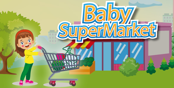 Child Supermarket Recreation- Academic Recreation – HTML5, Build 3