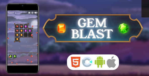 Gem Blast – HTML5 Game – To find 3