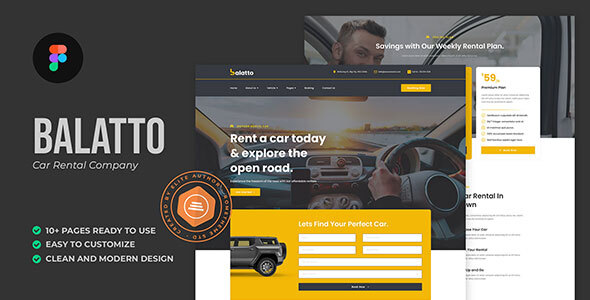 Balatto – Vehicle Condo Company Figma Template