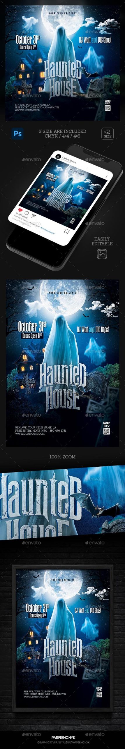 Scared House Flyer