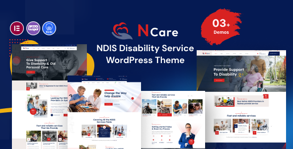 Ncare – NDIS Incapacity Carrier WordPress Theme