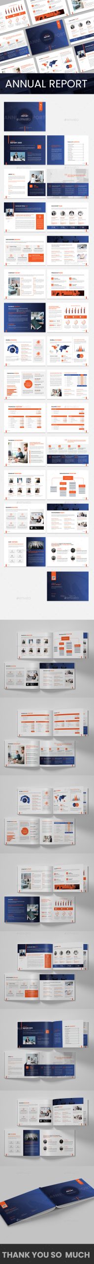 Horizontal Annual Represent Template