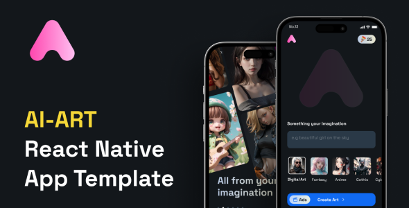 AI Art work – React Native App Template