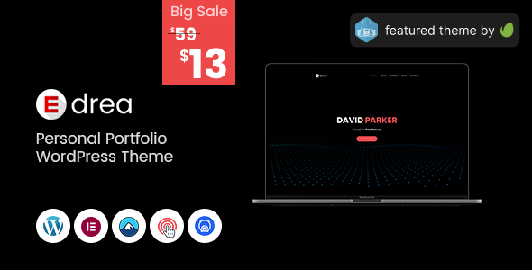 Edrea – Non-public Portfolio WordPress Theme