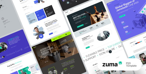 Zuma – Inventive & Multipurpose PSD Template