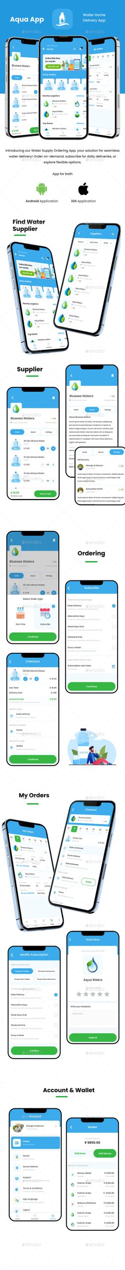 On search info from Water Offer Shipping App | Aqua App