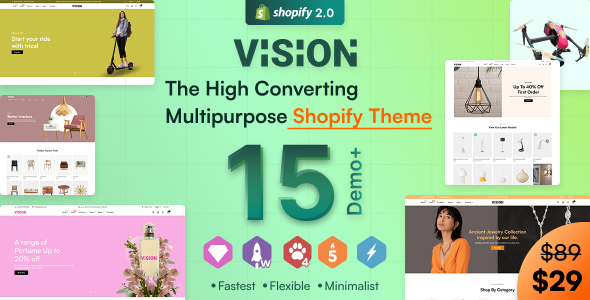 Vision – Multipurpose, Spirited, Versatile, Responsive Shopify Theme OS 2.0 – Multilanguage – RTL suppo