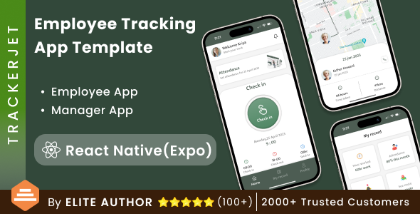 Worker Tracking App | Worker Management app | Workers Tracking App| React Native | TrackerJet