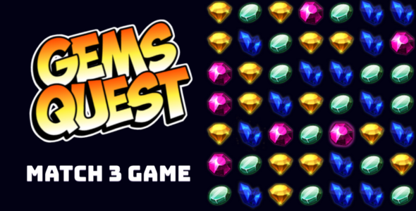 Gemstones Quest HTML5 Recreation