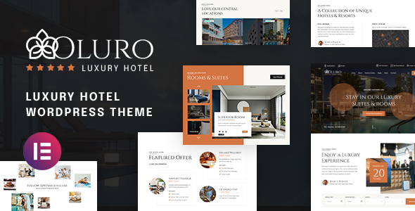 OLURO Luxurious Resort WordPress Theme