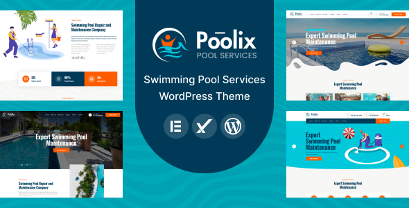 Poolix – Pool Cleansing & Renovation WordPress Theme