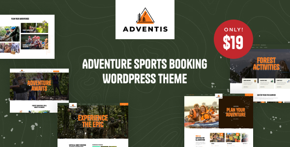 Adventis – Adventure Sports activities Reserving WordPress Theme