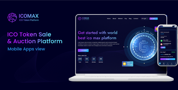 ICOMAX Token Sale & Auction Platform