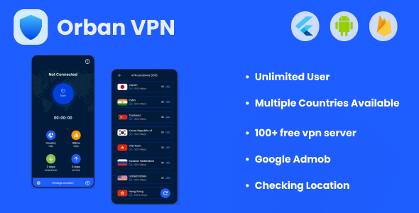 Orban VPN – Flutter VPN App