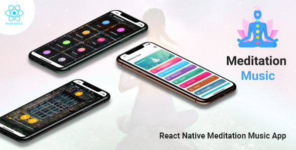 Meditatoin tune React native app for Android and iOS – Amassed down tune, Sleep sound