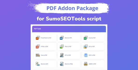 PDF Addon Kit for SumoSEOTools