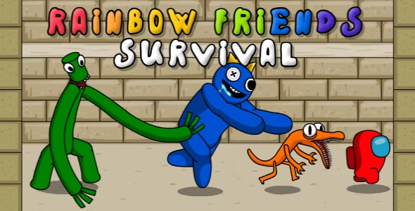 Rainbow Chums: Survival – HTML5 game – Accomplish 3 – C3p