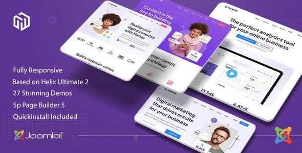 Martex – Utility, SaaS & Startup Joomla 5 Template