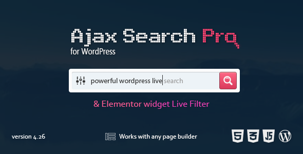 Ajax Search Professional – Live WordPress Search & Filter Plugin