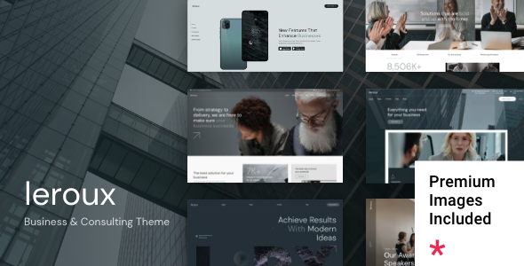 Leroux – Substitute Consulting WordPress Theme