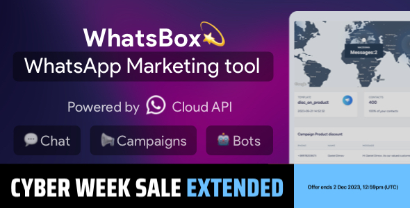 WhatsBox – The WhatsApp Marketing – Bulk Sender, Chat, Bots, SaaS