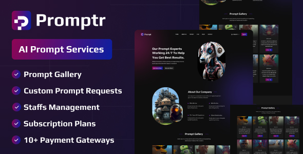 Promptr – Subscription Primarily based completely mostly AI Advised Services