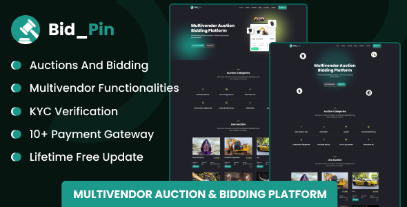 Bid_Pin – Multivendor Public sale & Bidding Platform