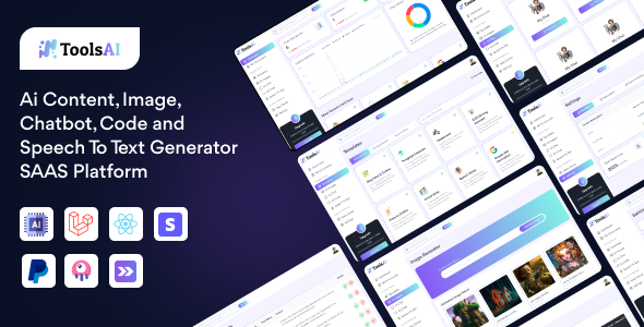 ToolsAi – Ai Assert, Image, Chatbot, Code and Speech To Textual suppose Generator SAAS Platform