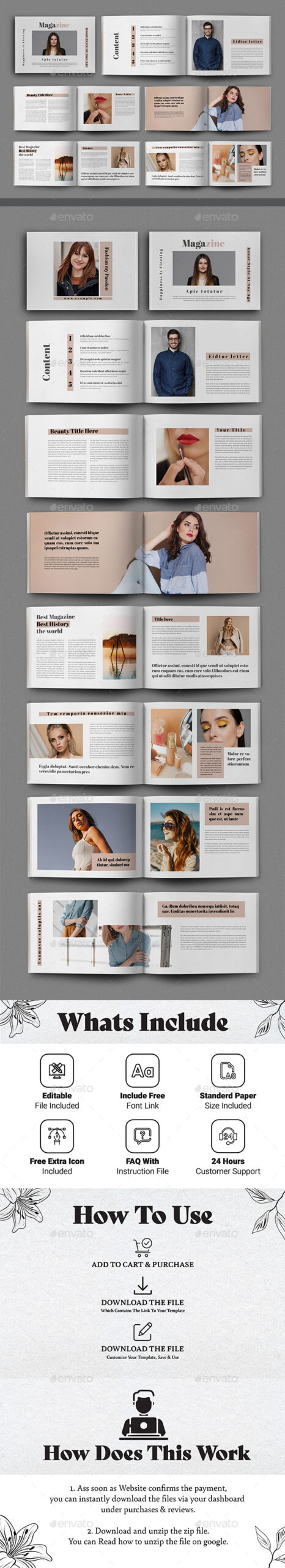 The Vogue Magazine Template