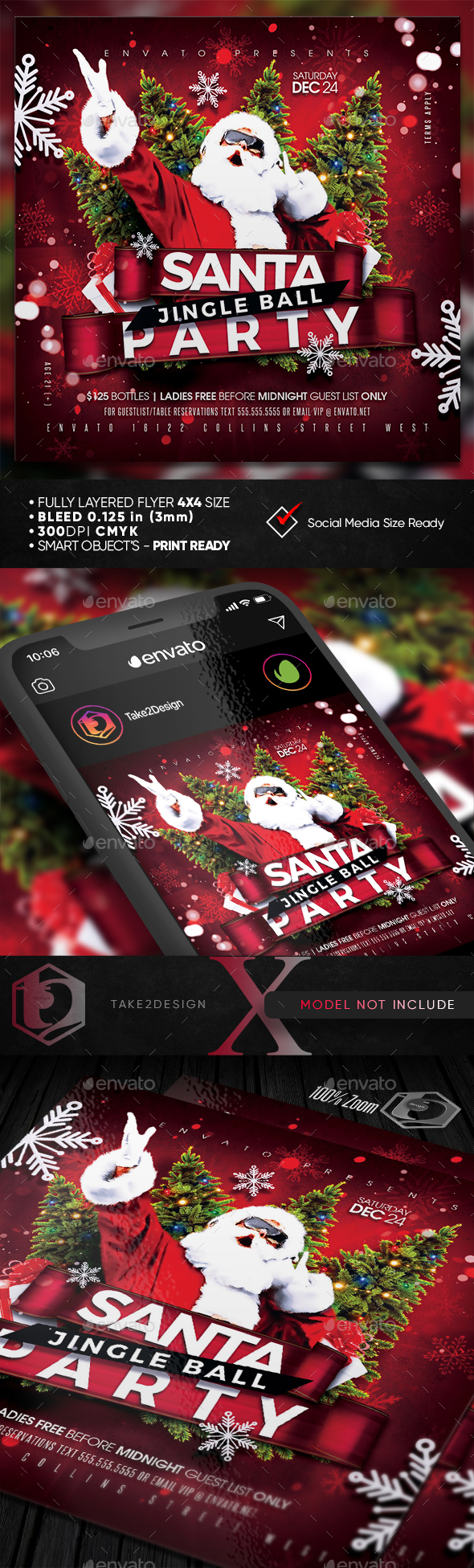 Christmas Occasion Flyer Template