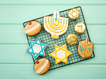 Celebrating Hanukkah. The idea of the Hanukkah holiday.