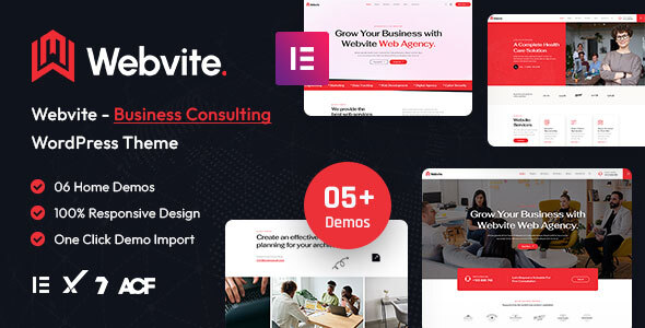 Webvite – Industry Consulting WordPress Theme